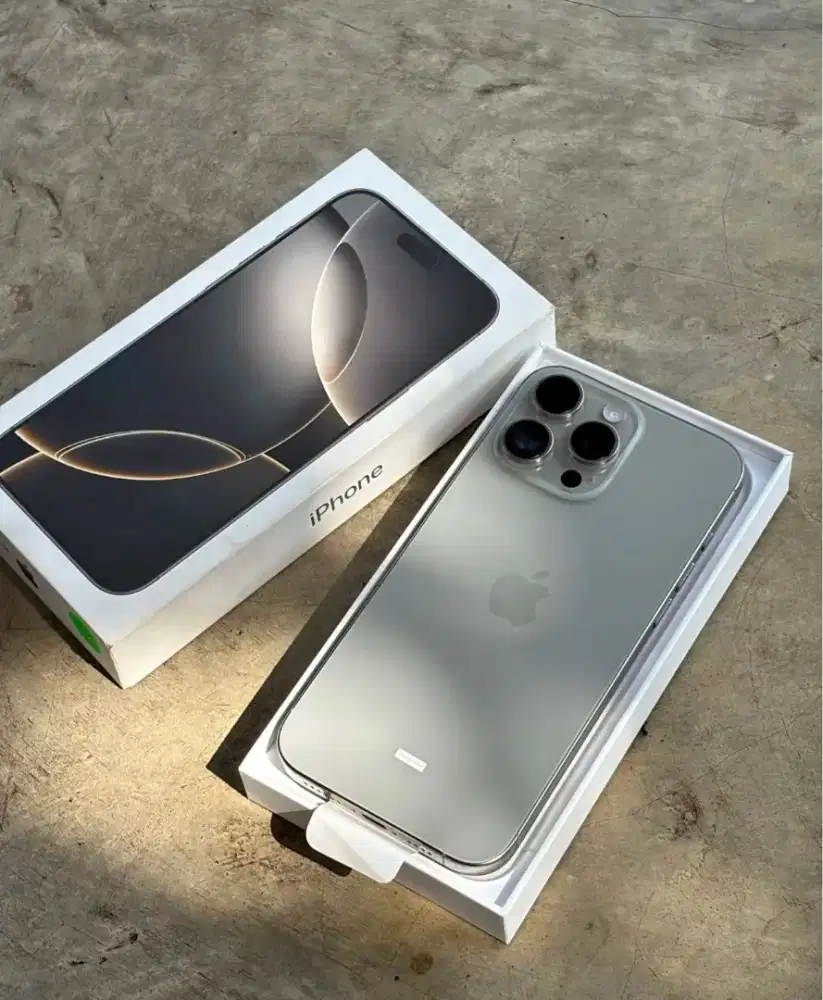 iPhone 16 Pro 128Gb BH100% Garansi Agustus 2026