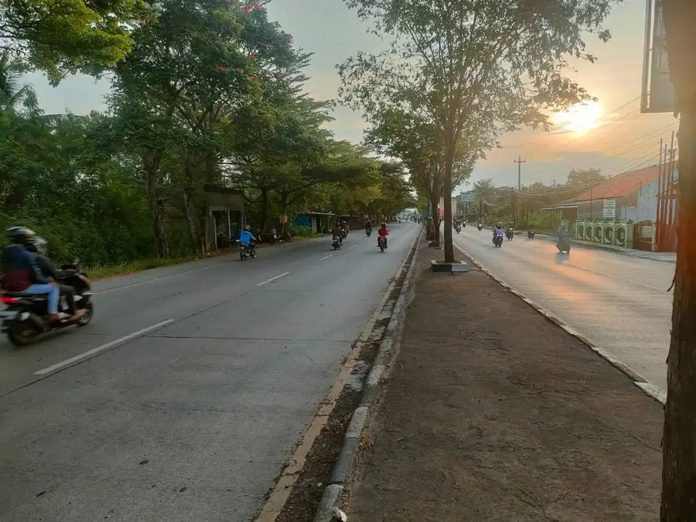 TURUN HARGA dijual tanah di jalan Pantura Kota Brebes