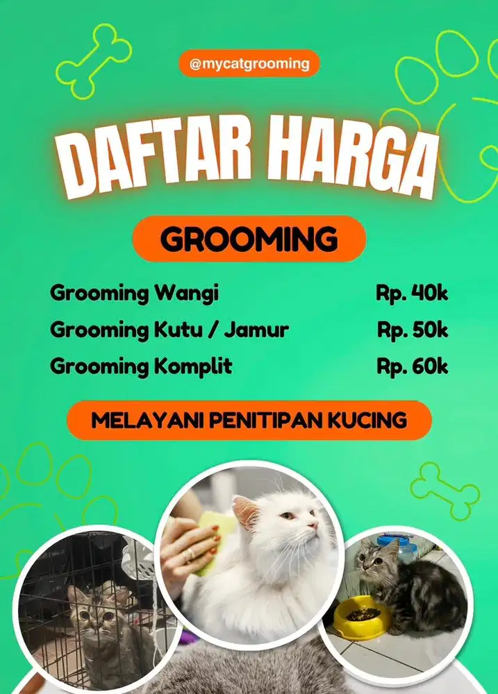 Jasa layanan grooming