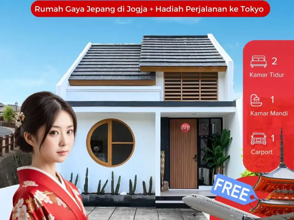 Rumah Murah Nuansa Jepang di Jogja, Lokasi Strategis Jogja Barat