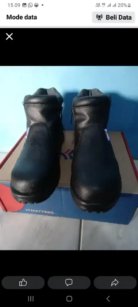 Sepatu safety merk kent