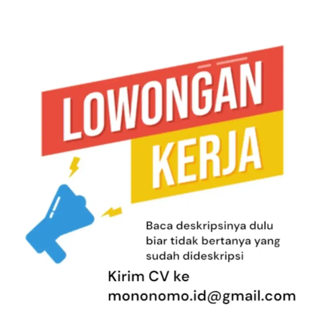 KHUSUS PRIA Lowongan Kerja Helper Online Shop