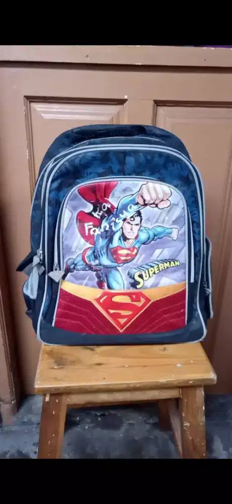 Tas ransel superman DC comic original backpack daypack tas anak