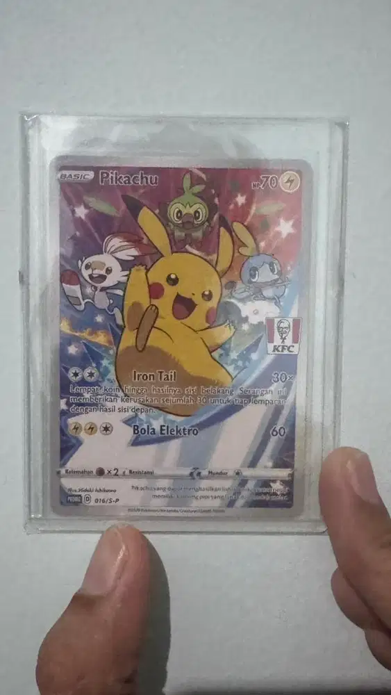 Kartu Pokemon Pikachu KFC Edition
