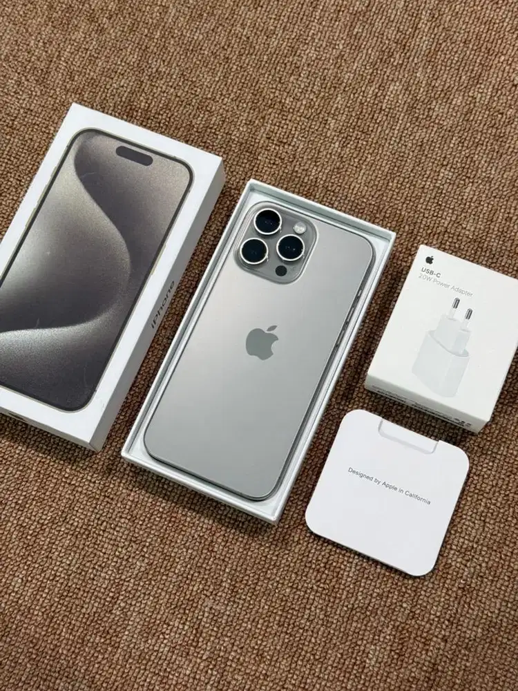 Iphone 15 promax 256gb dual sim resmi beacukai anti blokir fullset