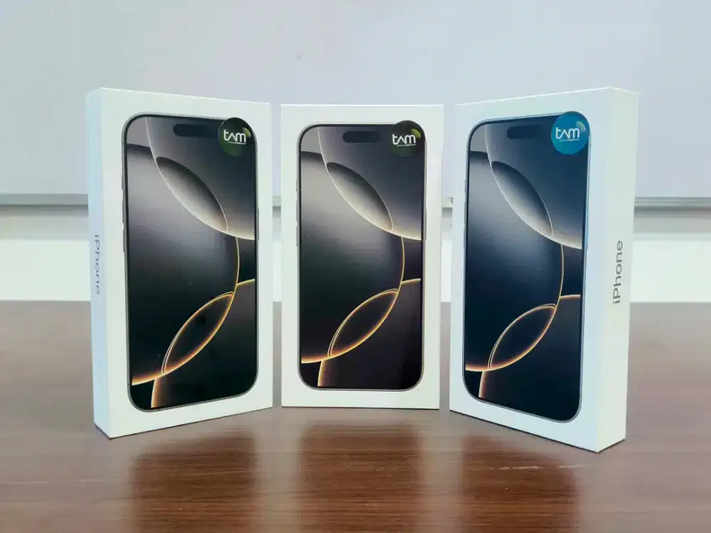 PROMO!!! IPhone 16 Pro 128GB New Segel Garansi iBox 1 Tahun