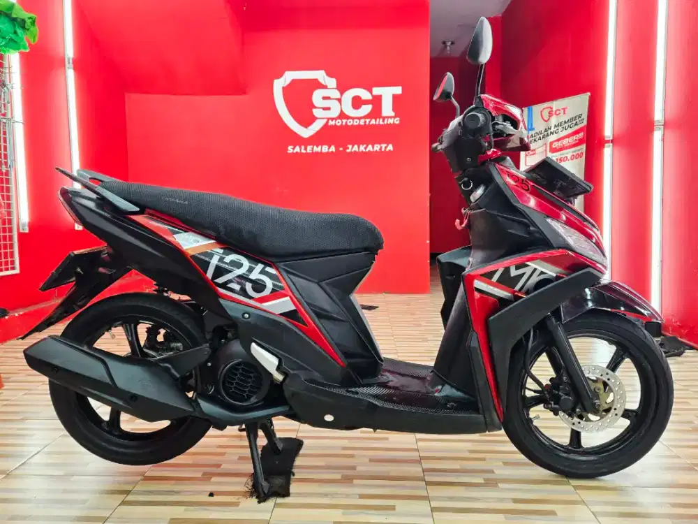 JualCpt90%LikeNew PjkJul26 KM40Rb YAMAHA MIO M3 2017 MERAH