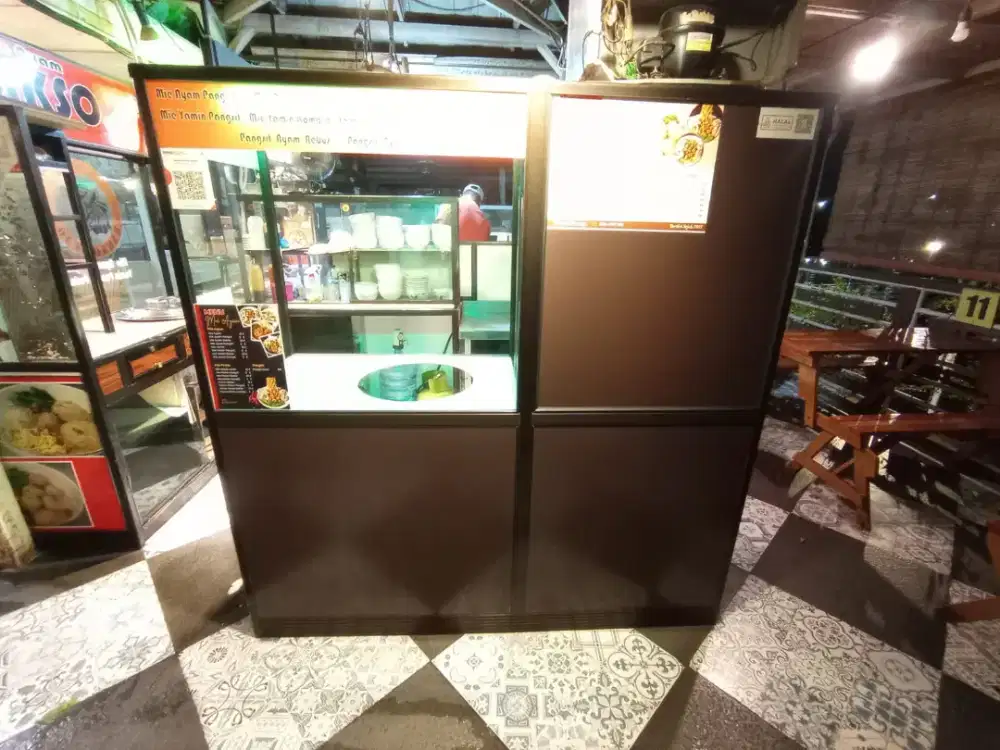 Di jual 3 etalase cocok untuk usaha mie ayam baso di pondok melati