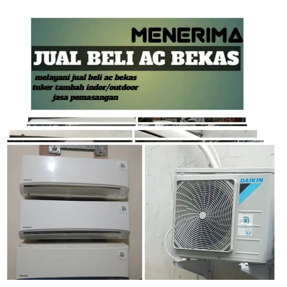 Terima ac bekas rusak