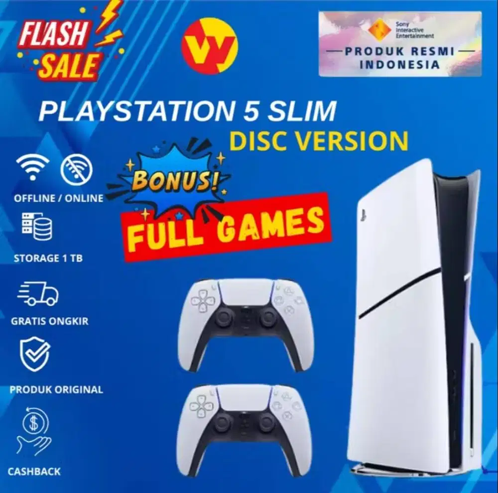 PS5 Disk/Digital Garansi Resmi Indonesia