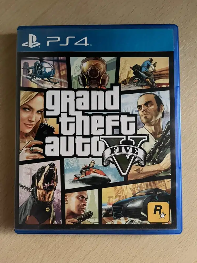 Kaset GTA V PS4 SECOND (Region 3/Asia)