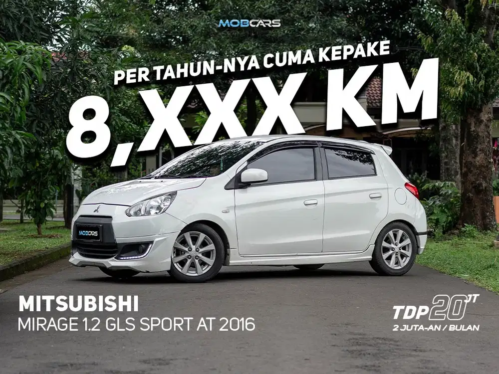TERMURAH!! CASH KREDIT NEGO! MITSUBISHI MIRAGE GLS SPORT 2016 MATIC