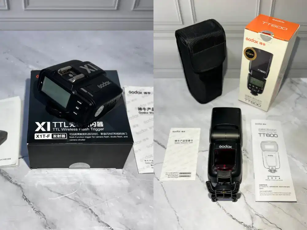 Flash GODOX TT600 + GODOX X1 TTL Wireless Flash Trigger