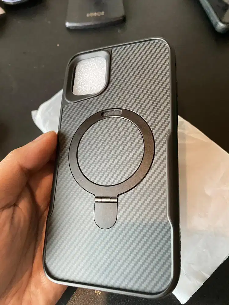 [NEW] Case Luxury Magnetic Fibre Carbon Iphone 11