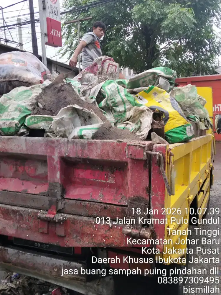 Jasa angkut puing dan angkut sampah