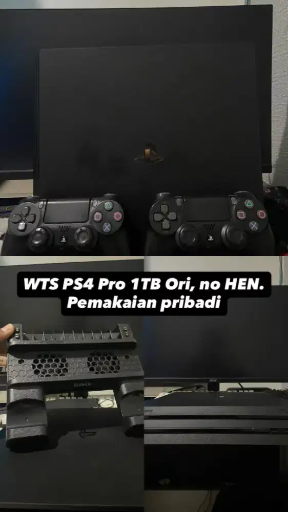 PS 4 PRO LENGKAP