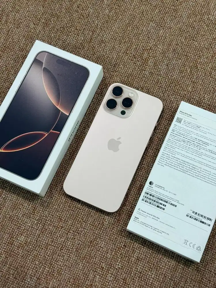 Iphone 16 promax 256gb resmi beacukai setara ibox