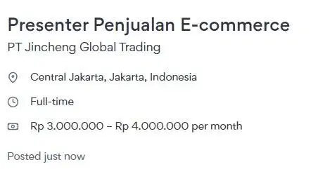 Merekrut host siaran langsung TikTok untuk penjualan produk