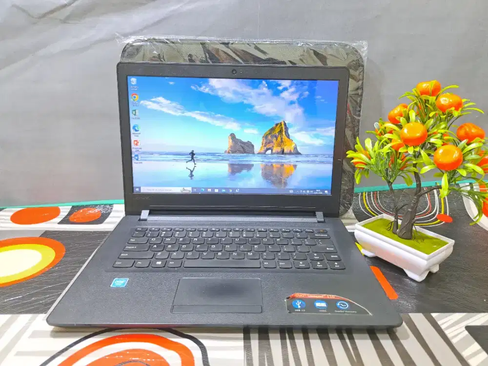 Jual aja nih laptop lenovo ideapad 110 slim mulus no minus
