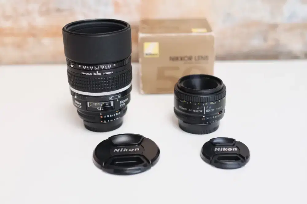 Lensa Fix AFD Nikon Dua Unit