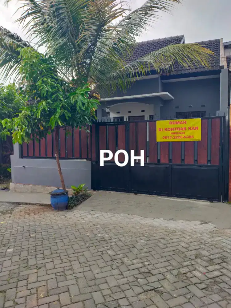 Dikontrakkan rumah siap huni baru renovasi