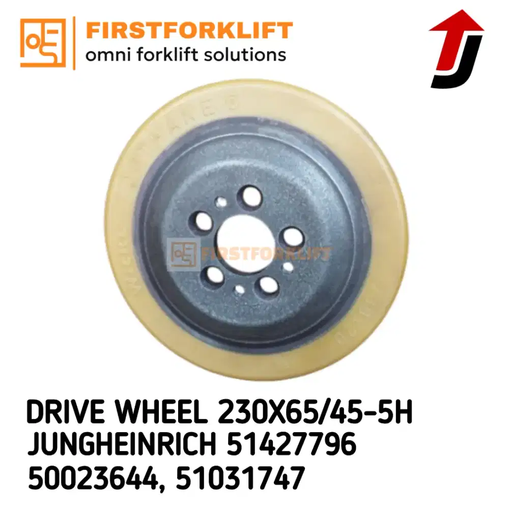 Drive Wheel 230x65/45-5H Jungheinrich 51427796, 50023644, 51031747