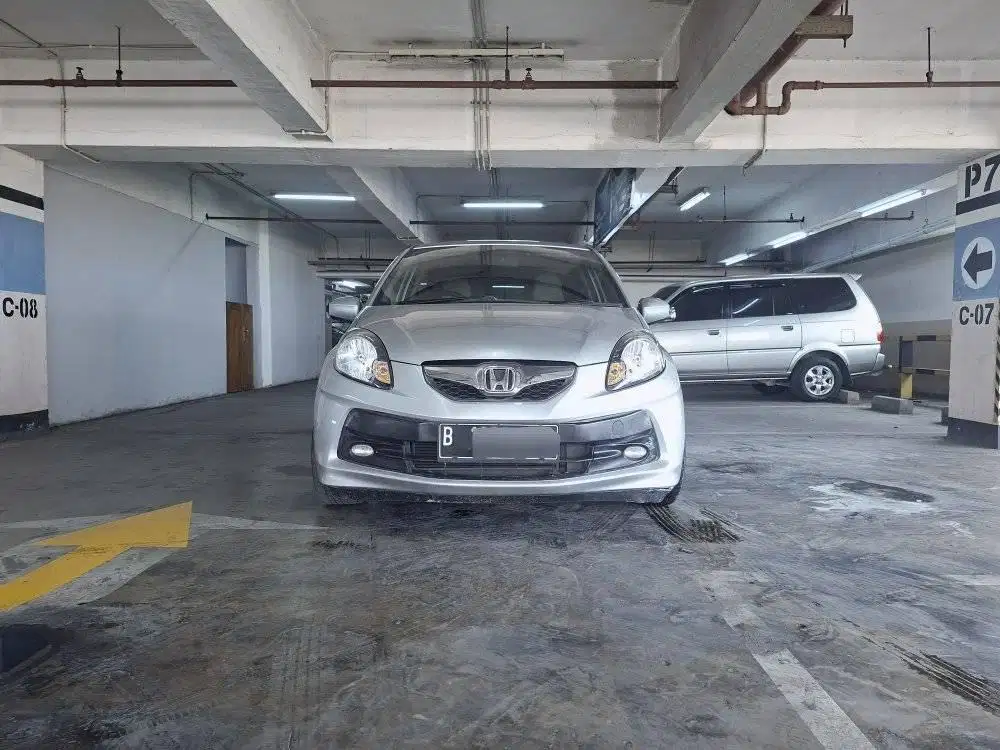 HONDA BRIO 1.2 E AT MATIC 2014 SILVER MURAH !!