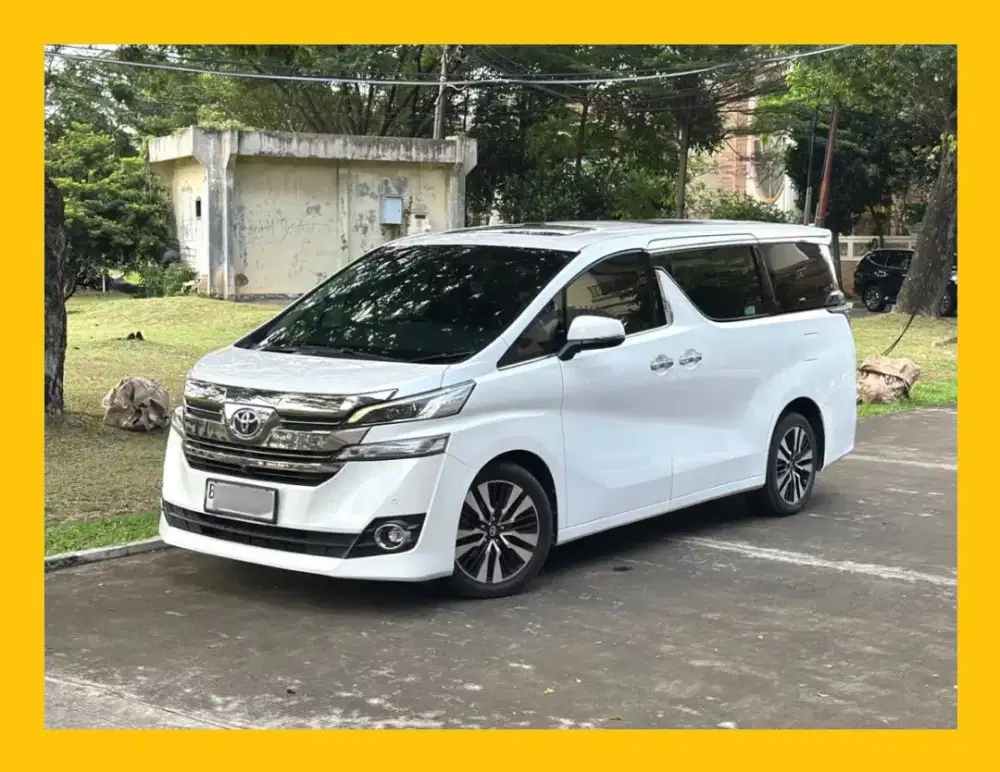CASH Toyota Vellfire G ATPM 2018 Mulus Antik Jual Cepat Murah BU