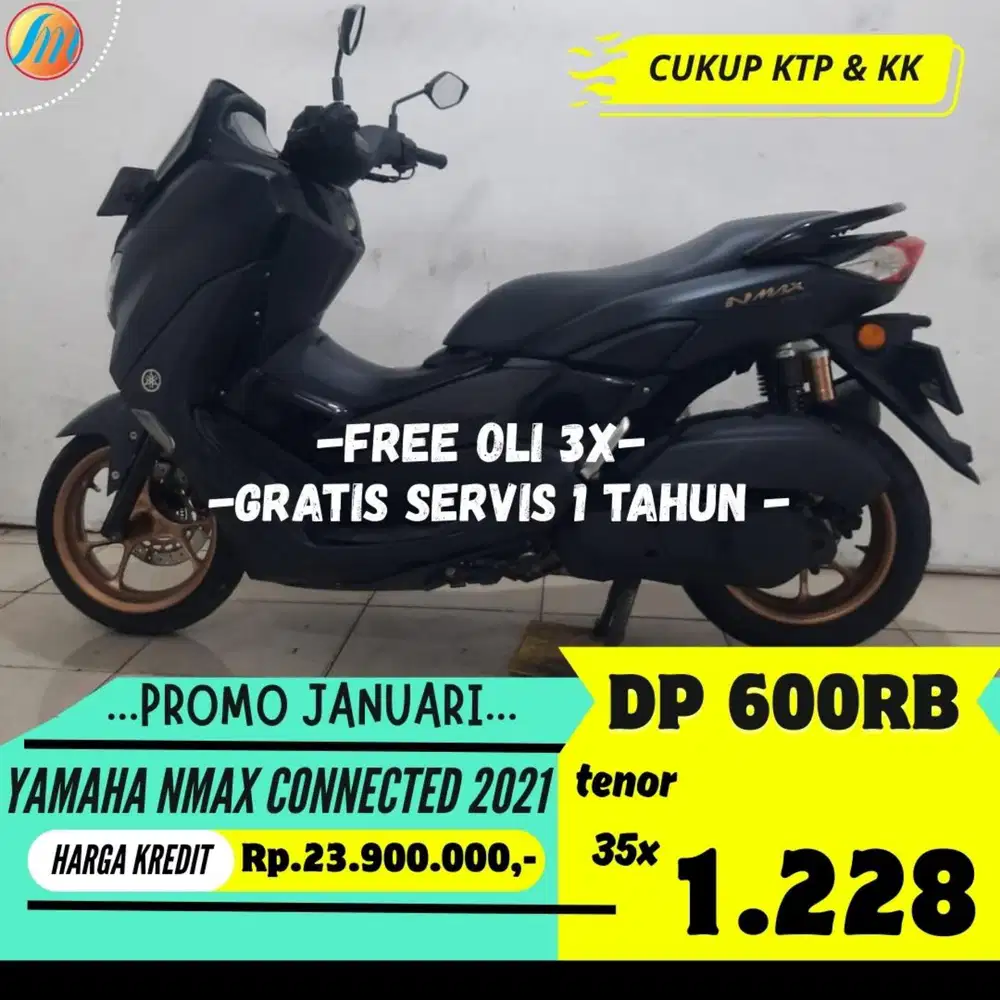 YAMAHA NMAX CONNECTED 2021 KREDIT DP 600RIBU ANGSURAN SANGAT RINGAN