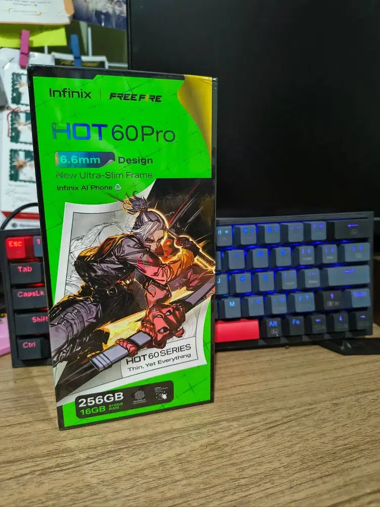 Infinix Hot 60 Pro 8/256GB Baru Segel Garansi Resmi - Bisa COD Bandung