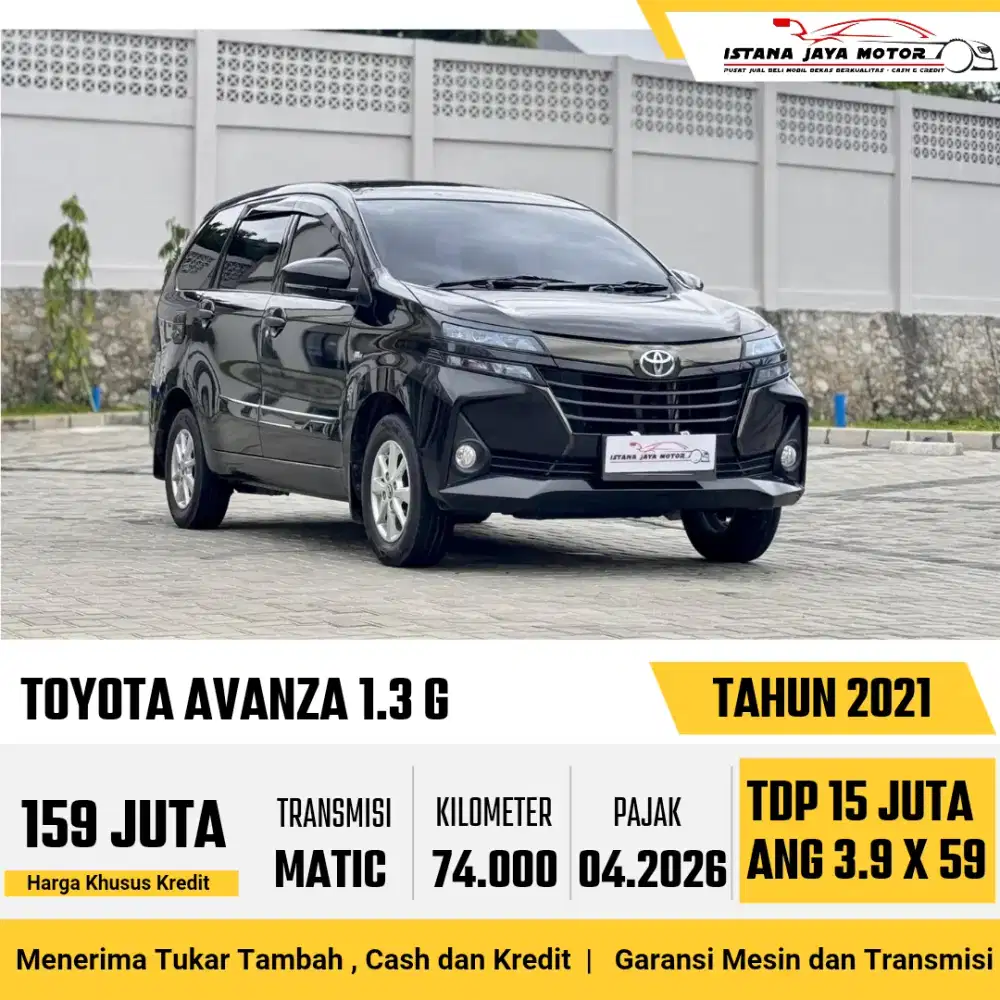 TOYOTA AVANZA 1.5 G AT 2021