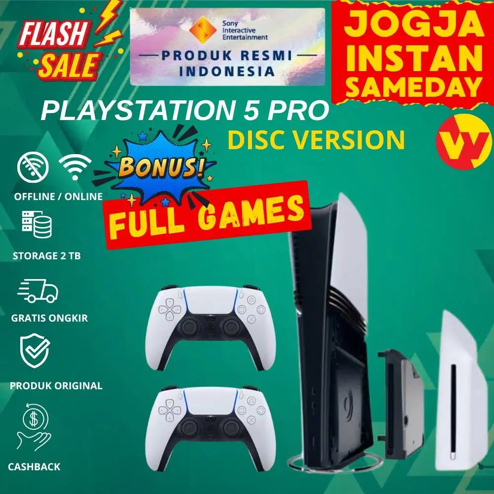 SONY PS5 Disc/Digital GARANSI RESMI SONY INDONESIA PS 5 Bonus Game