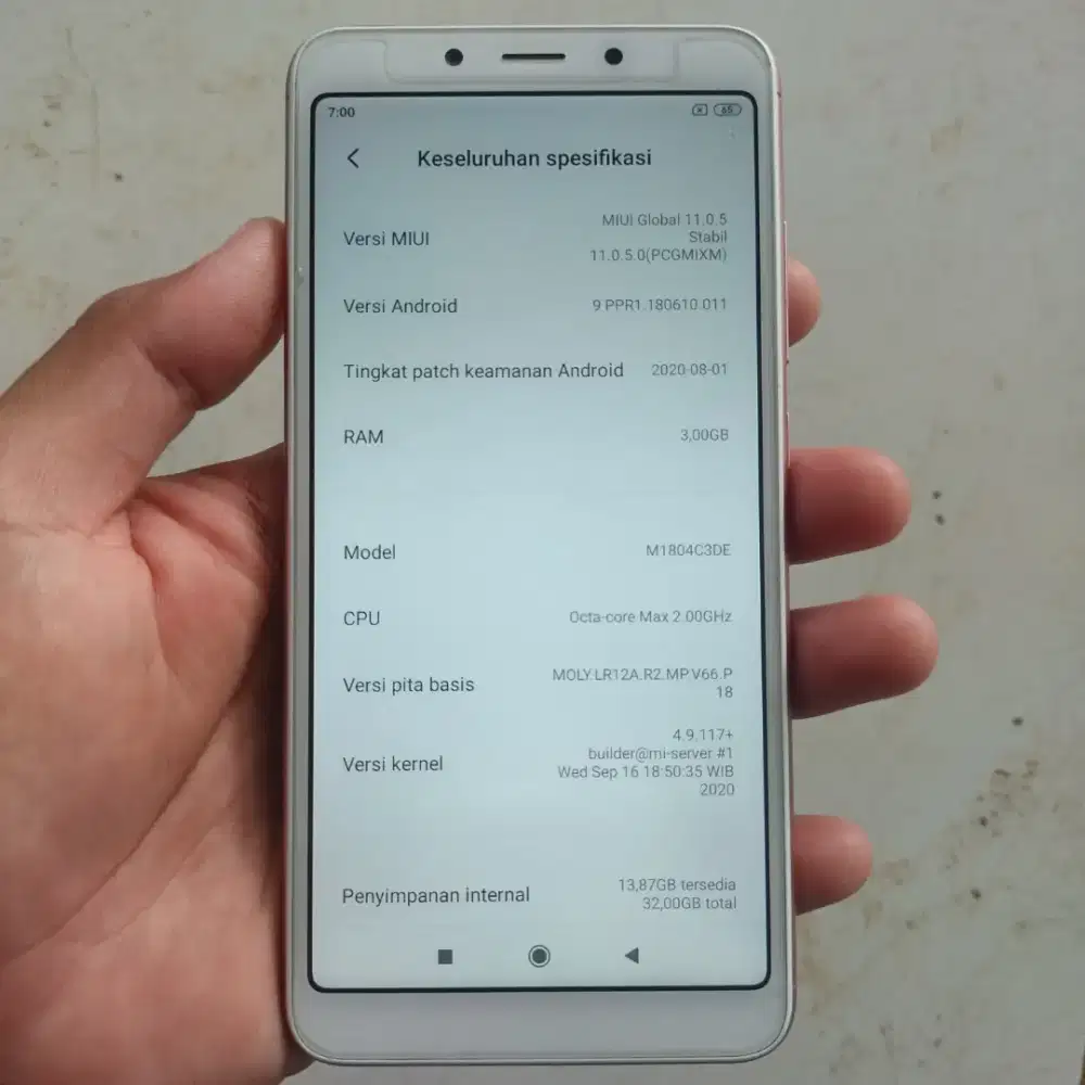 Xiaomi Redmi 6 Rose 3GB 32GB