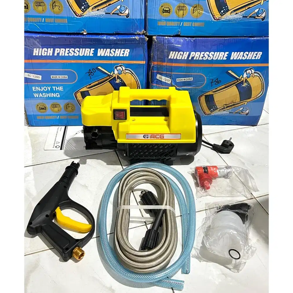 MESIN JET CLEANER HIGH PRESSURE WASHER ALAT STEAM CUCI MOBIL MOTOR AC