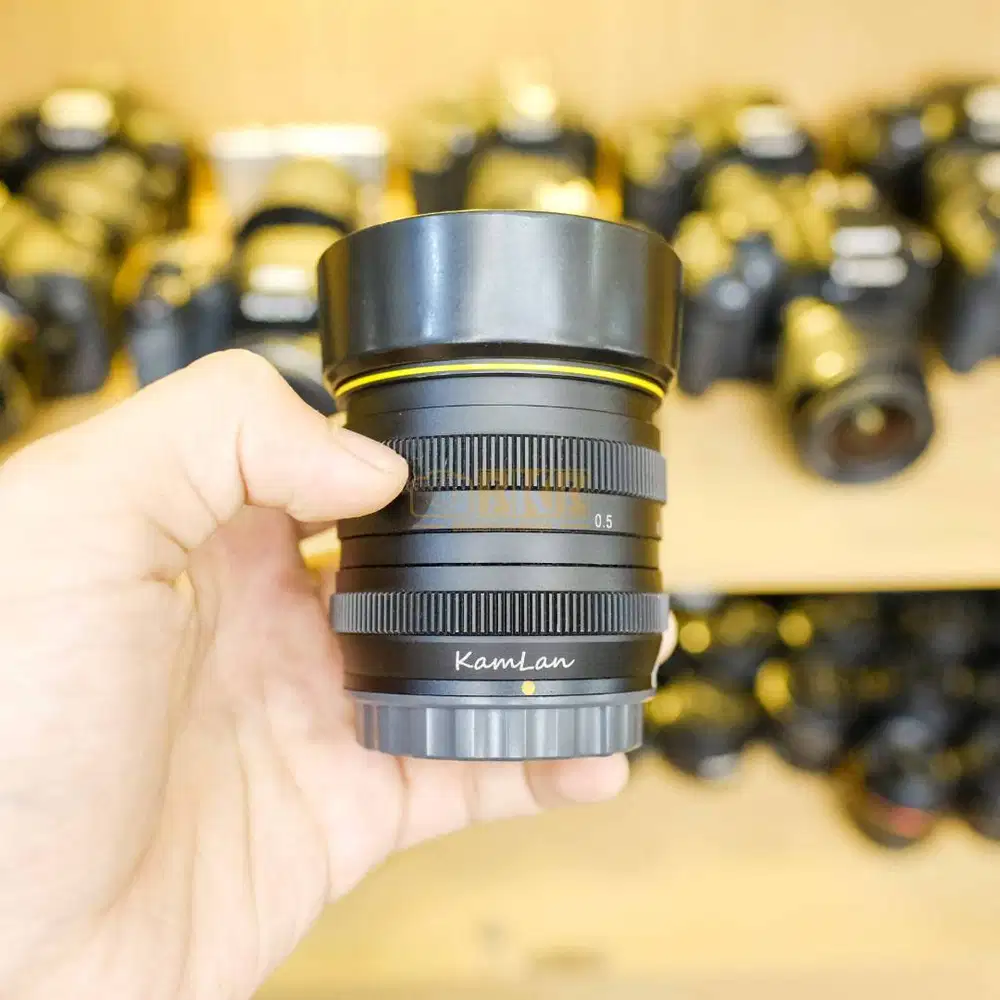 Lensa Kamlan 50mm 1.1 For Sony No Box Mulus