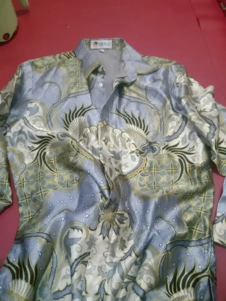 batik Kris pria lengan panjang
