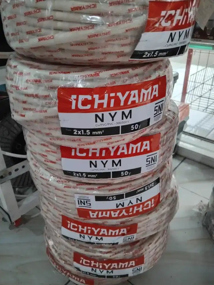 Kabel NYM 2x1.5 Ichiyama Putih