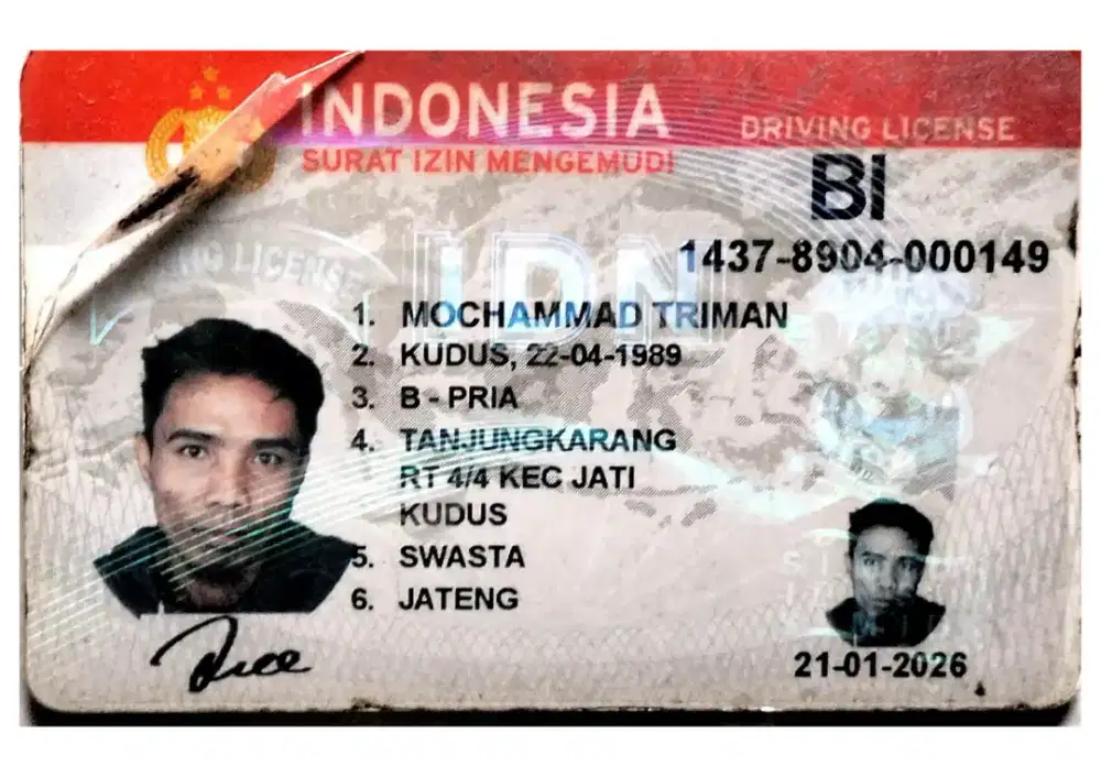 Modal SIM B1 hubungi segera