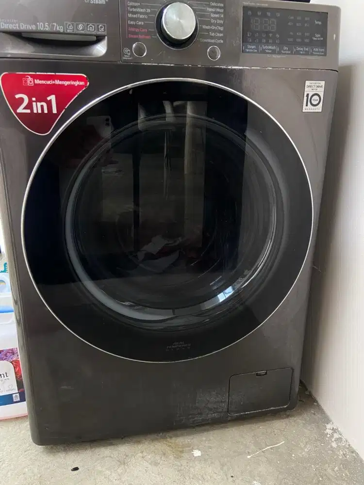 LG Mesin Cuci Front Loading 2in1 (Cuci + Kering) Sangat Terawat