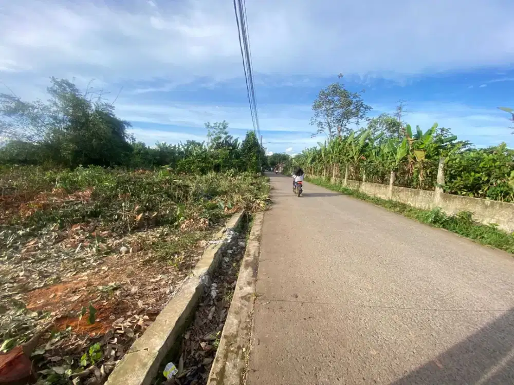 Tanah Kavling Strategis Cisauk, Tepi Jalan Mekarwangi Bisa Cicil 12X