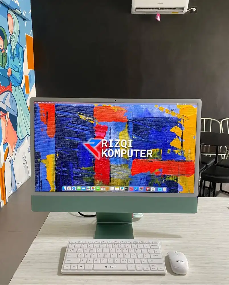 Imac M1 2021  Apple M1 Cpu 8 Core Ram 8GB SSD 512GB