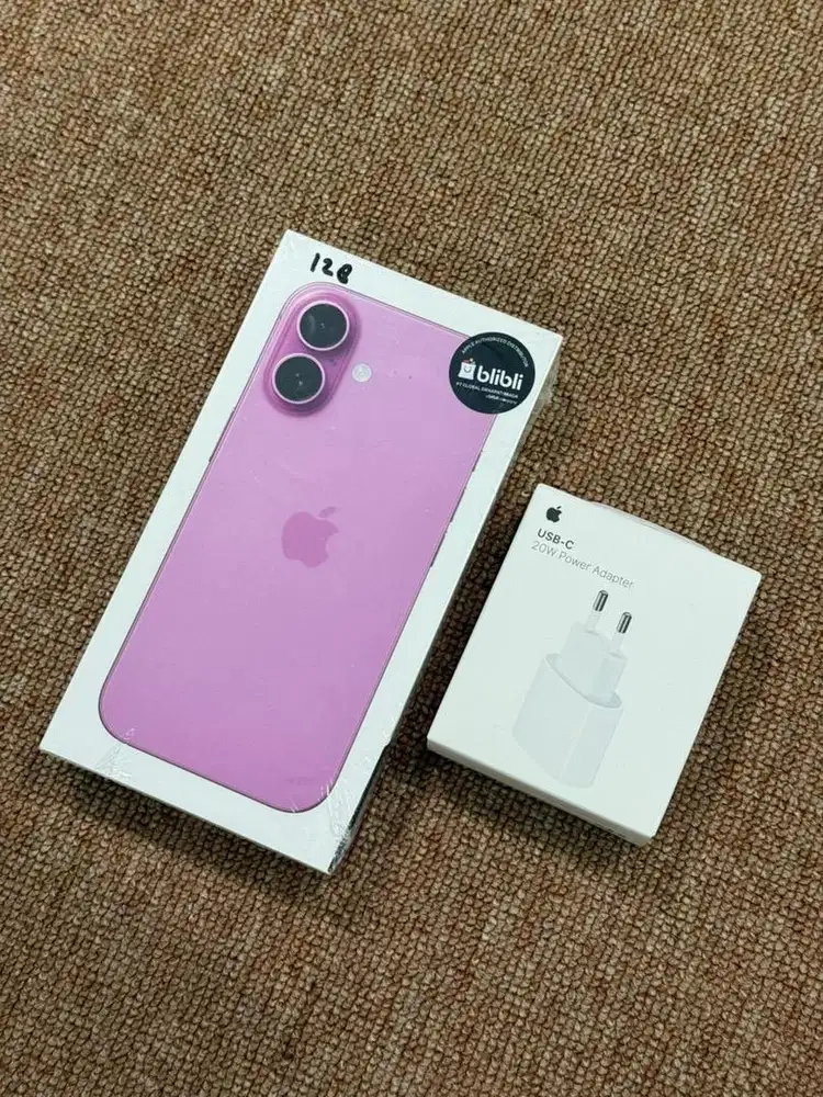 Iphone 16 128gb ibox new segel pink