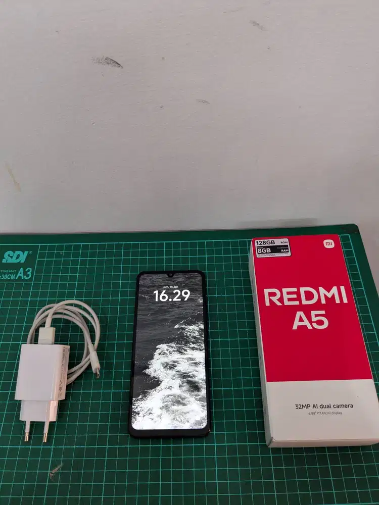 DIJUAL REDMI A5 2025 WARNA HITAM – LIKE NEW