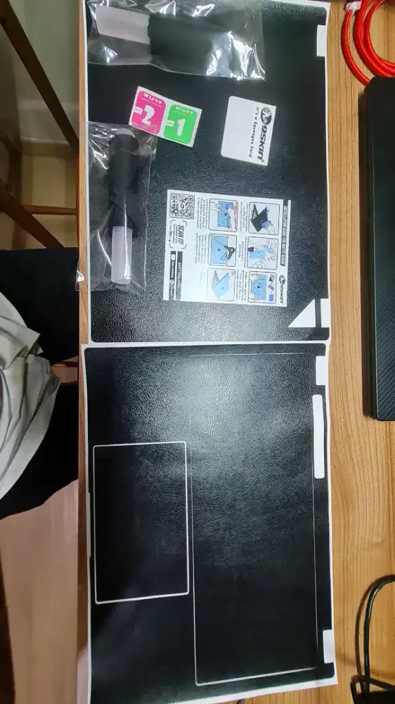 9SKIN Laptop - Asus ROG X13 2023 Skin Protector - Vinyl, Black Leather