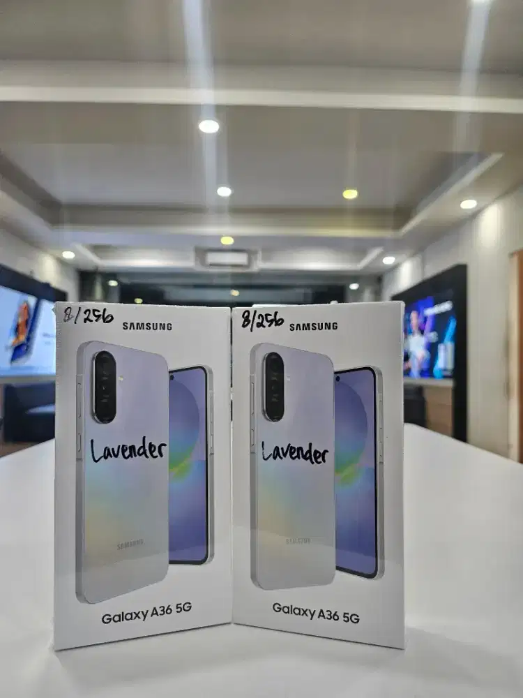 NEW PROMO SAMSUNG GALAXY A36 8/256 GB LAVENDER GARANSI RESMI SEIN 1 TH