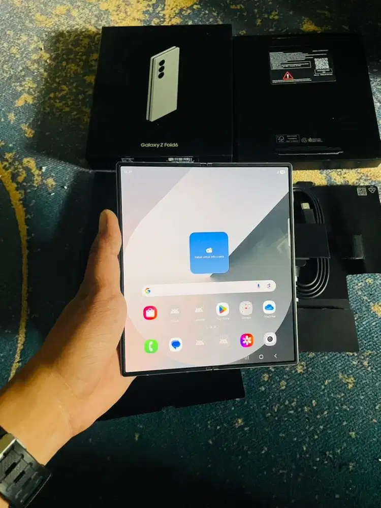 Samsung Z Fold 6 sein ram 12/1 TB fullset nominus