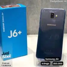 BISA TUKARTAMBAH/JUAL BELI SAMSUNG J6 PLUS 3/32GB SECOND RESMI NORMAL