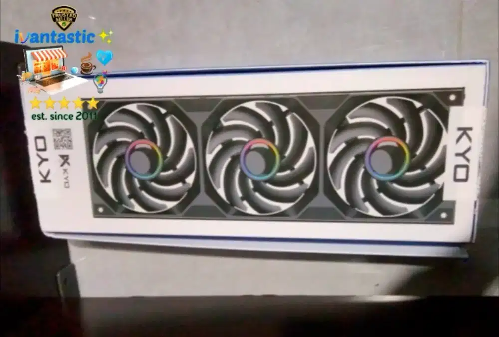 Fan Gaming PC KYO PNP C120 3-in-1 Kit RGB Kipas Komputer Game