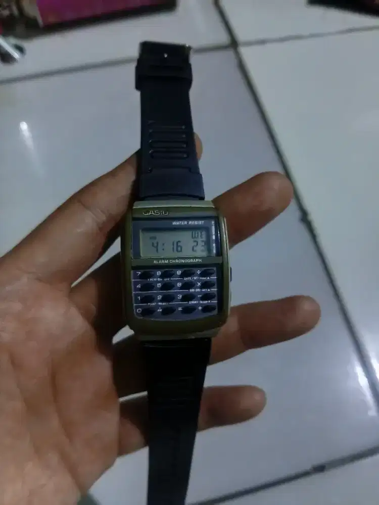 Jual jam tangan vintage Casio kalkulator