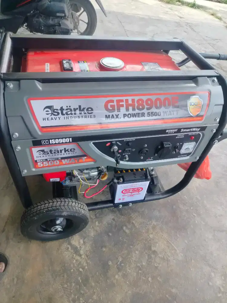 Dijual genset 5500 Watt baru pakai 1 bulan